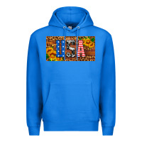 True Royal usa sunflowers license plate Premium Hoodie - HRA Design Shop