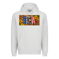 Dove Grey usa sunflowers license plate Premium Hoodie - HRA Design Shop