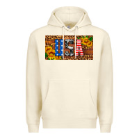 Sandshell usa sunflowers license plate Premium Hoodie - HRA Design Shop