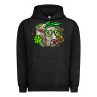 Pigment Black Charolais St. Patrick's Day Urban Hoodie - OliviaCreatesArt