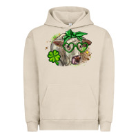 Pigment French Oak Charolais St. Patrick's Day Urban Hoodie - OliviaCreatesArt