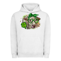 Pigment Lunar Rock Charolais St. Patrick's Day Urban Hoodie - OliviaCreatesArt