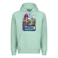 Seafoam Winter tis the season skeleton Premium Hoodie - FaDigitalArtStudio