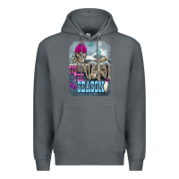 Rock Winter tis the season skeleton Premium Hoodie - FaDigitalArtStudio