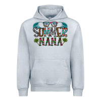 Heather Grey summer nana Urban Hoodie - CowhideDigitalArt