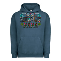 Pigment Midnight Navy summer nana Urban Hoodie - CowhideDigitalArt