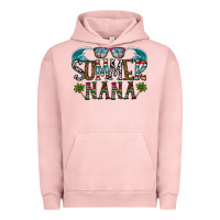 Pigment Salmon summer nana Urban Hoodie - CowhideDigitalArt