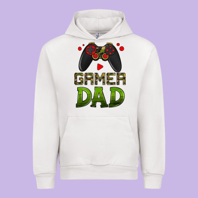 Gamer Dad Urban Hoodie Designed By Hra Design Shop