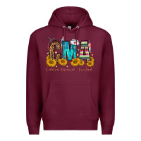 Burgundy cma certified medical assistant Premium Hoodie - FaDigitalArtStudio