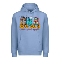 Colony Blue cma certified medical assistant Premium Hoodie - FaDigitalArtStudio