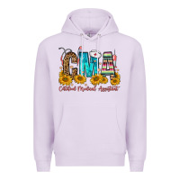 Lilac cma certified medical assistant Premium Hoodie - FaDigitalArtStudio