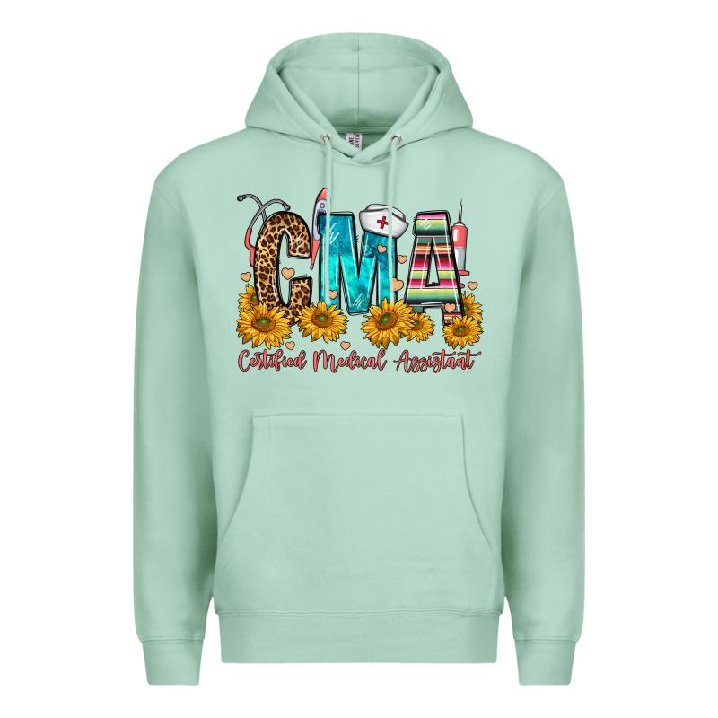 Cma Certified Medical Assistant Premium Hoodie by FaDigitalArtStudio | Teevron