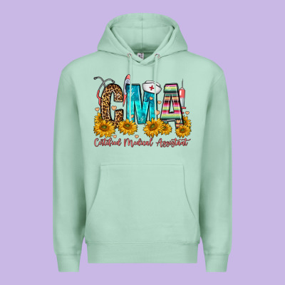 Cma Certified Medical Assistant Premium Hoodie Designed By Fadigitalartstudio