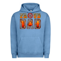 Pigment Pebble Blue proud dad Urban Hoodie - HRA Design Shop