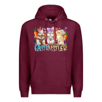 Burgundy east nail hustler Premium Hoodie - RacoonDesign