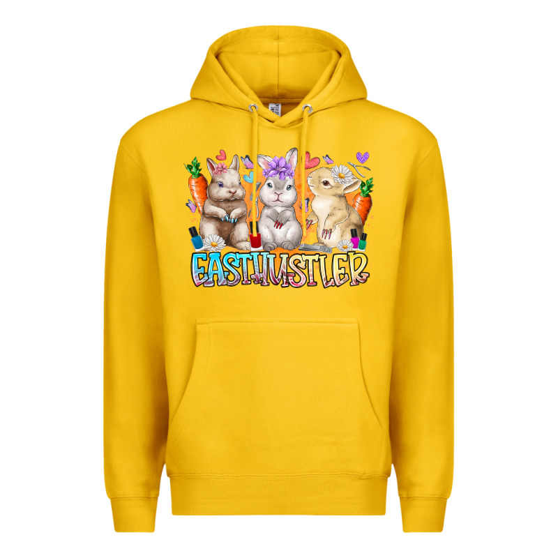 East Nail Hustler Premium Hoodie by RacoonDesign | Teevron