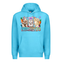 Ocean Blue east nail hustler Premium Hoodie - RacoonDesign