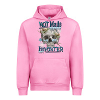 Fuchsia Pink not made for winter skull Urban Hoodie - FaDigitalArtStudio