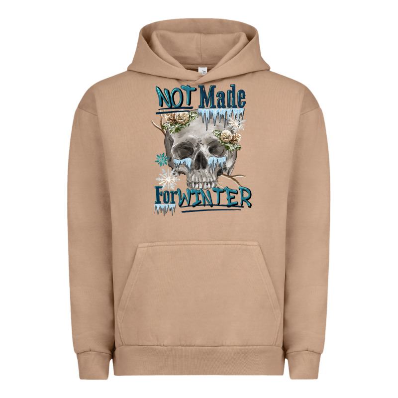 Not Made For Winter Skull Urban Hoodie by FaDigitalArtStudio | Teevron