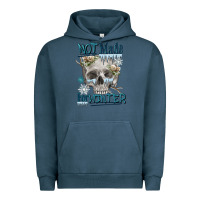 Pigment Midnight Navy not made for winter skull Urban Hoodie - FaDigitalArtStudio