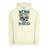 Pigment Pistachio not made for winter skull Urban Hoodie - FaDigitalArtStudio