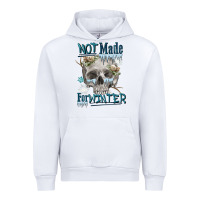 White not made for winter skull Urban Hoodie - FaDigitalArtStudio