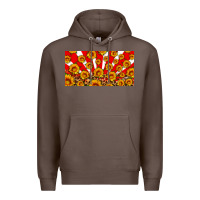Coffee usa sunflowers leopard license plate Premium Hoodie - HRA Design Shop