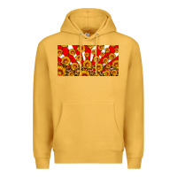 Mustard usa sunflowers leopard license plate Premium Hoodie - HRA Design Shop