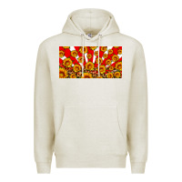 Oatmeal Heather usa sunflowers leopard license plate Premium Hoodie - HRA Design Shop