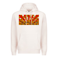 Pale Pink usa sunflowers leopard license plate Premium Hoodie - HRA Design Shop