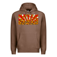 Chestnut usa sunflowers leopard license plate Premium Hoodie - HRA Design Shop