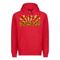 Red usa sunflowers leopard license plate Premium Hoodie - HRA Design Shop