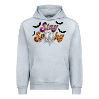 Heather Grey stay spooky Urban Hoodie - RacoonDesign