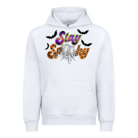 White stay spooky Urban Hoodie - RacoonDesign