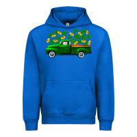 Cobalt st patricks shamrock gold truck Urban Hoodie - FaDigitalArtStudio