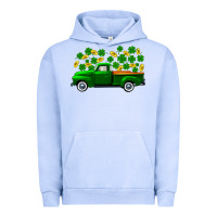 Pigment Grape Ice st patricks shamrock gold truck Urban Hoodie - FaDigitalArtStudio