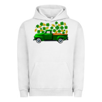 Pigment Lunar Rock st patricks shamrock gold truck Urban Hoodie - FaDigitalArtStudio