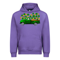 Tulip st patricks shamrock gold truck Urban Hoodie - FaDigitalArtStudio