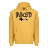 Mustard ınked mama Premium Hoodie - CowhideDigitalArt