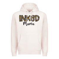 Pale Pink ınked mama Premium Hoodie - CowhideDigitalArt