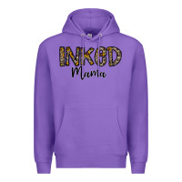 Purple ınked mama Premium Hoodie - CowhideDigitalArt