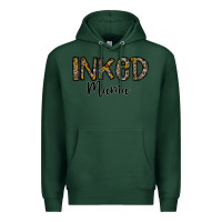 Sports Green ınked mama Premium Hoodie - CowhideDigitalArt