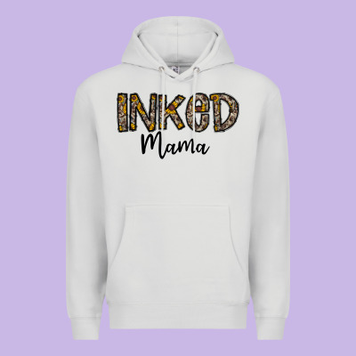 ınked Mama Premium Hoodie Designed By Cowhidedigitalart