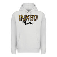 Dove Grey ınked mama Premium Hoodie - CowhideDigitalArt