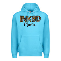 Ocean Blue ınked mama Premium Hoodie - CowhideDigitalArt