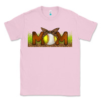 Bubblegum Pink Baseball And Softball Mom Libbey Glass Classic Tee - BundleAndBundleShop