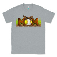 Heather Grey Baseball And Softball Mom Libbey Glass Classic Tee - BundleAndBundleShop