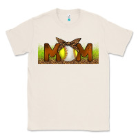 Natural Baseball And Softball Mom Libbey Glass Classic Tee - BundleAndBundleShop