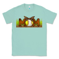 Seafoam Baseball And Softball Mom Libbey Glass Classic Tee - BundleAndBundleShop