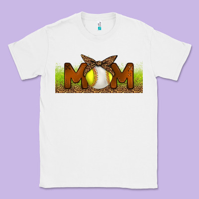 Baseball And Softball Mom Libbey Glass Classic Tee Designed By Bundleandbundleshop